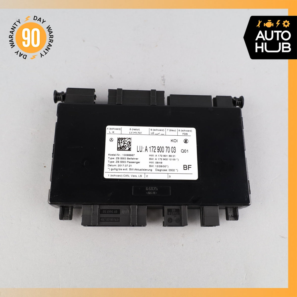 Mercedes R172 SLC300 E350 C350 Seat Control Module Front Right Side OEM - photo 7