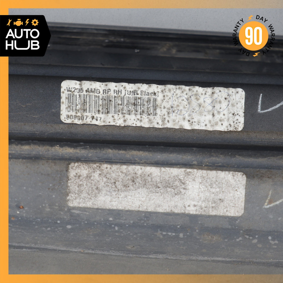 15-21 Mercedes W205 C300 C400 Sedan Sport AMG Right Rocker Panel Side Skirt OEM - photo 16