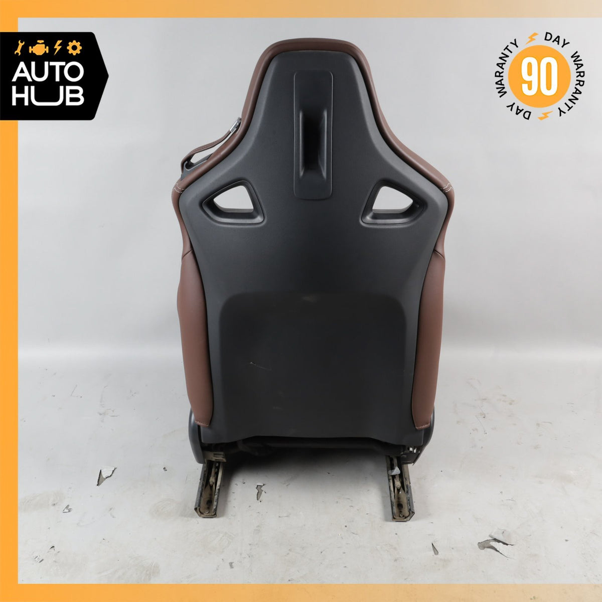 15-17 Jaguar F-Type Coupe Left Driver Side Seat Cushion Assembly Brown OEM - photo 12