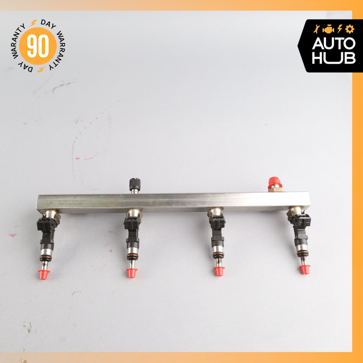Maserati Quattroporte Fuel Injection Rail Line w/ Injectors Right Side OEM 68k - photo 3