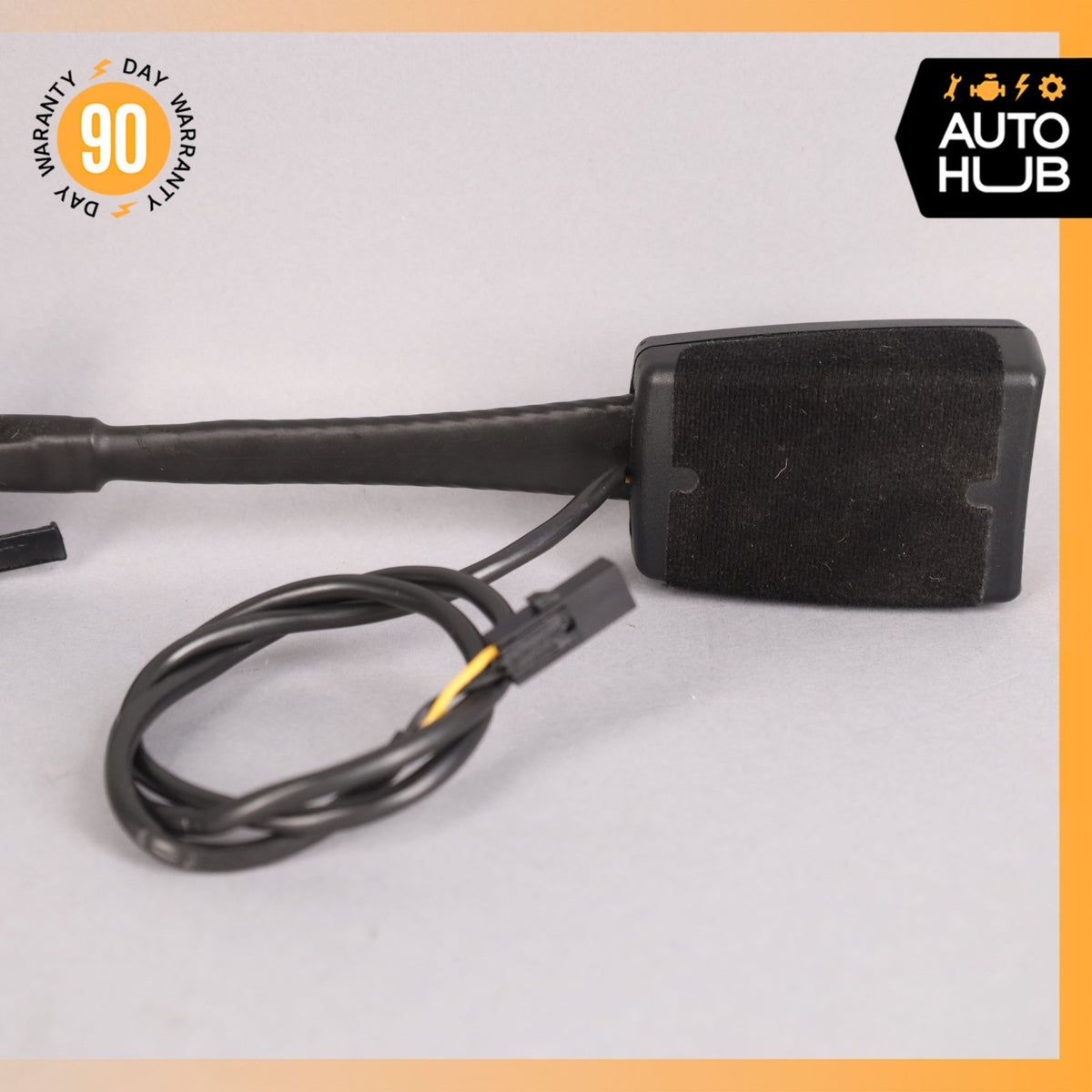11-18 Porsche Cayenne 958 Front Left Driver Side Seat Belt Buckle Black OEM - photo 4