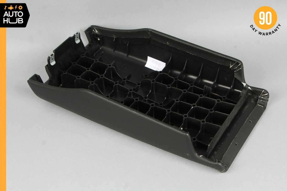 03-06 Mercedes R230 SL55 AMG SL500 Center Console Rear Lid Cover Panel Black OEM - photo 10