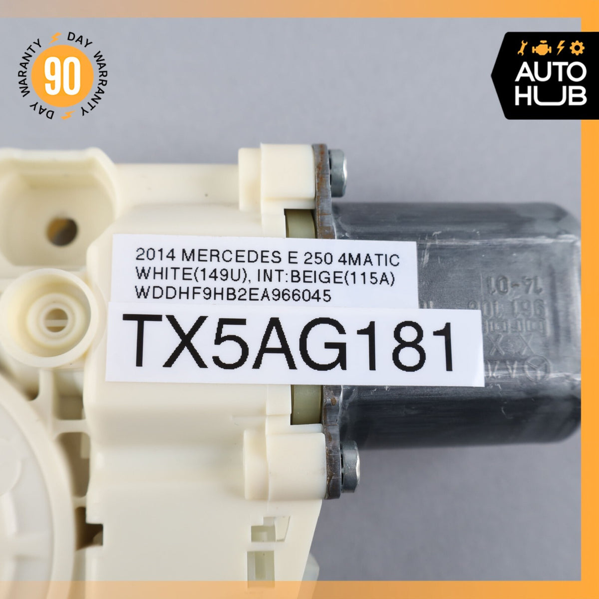 08-16 Mercedes W212 E250 C300 GLK350 Rear Right Door Window Regulator Motor OEM - photo 8