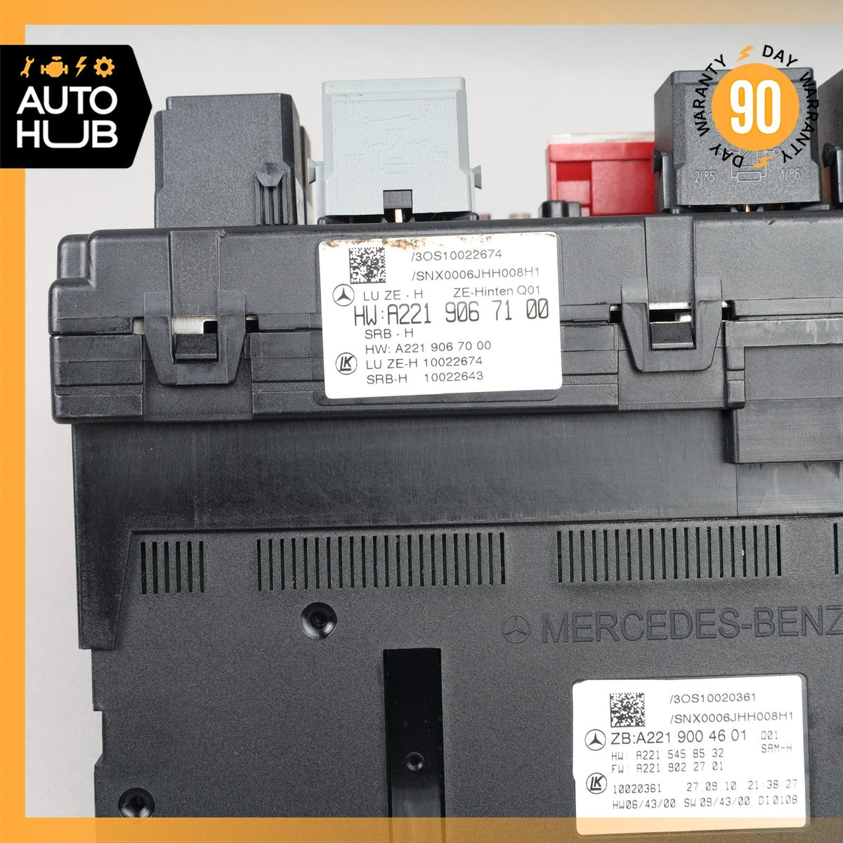 10-14 Mercedes W216 CL550 S550 Rear Trunk Fuse Box Relay Control Module OEM - photo 18