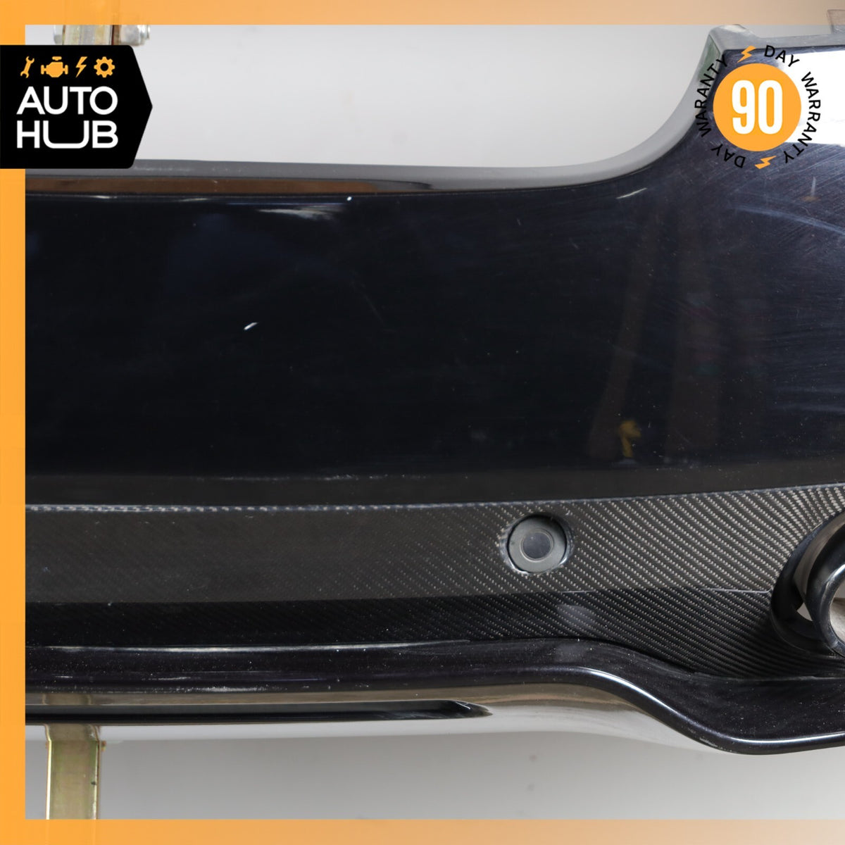 13-16 Aston Martin DB9 Rear Bumper Cover Assembly w/ Carbon Fiber Diffuser OEM - photo 4