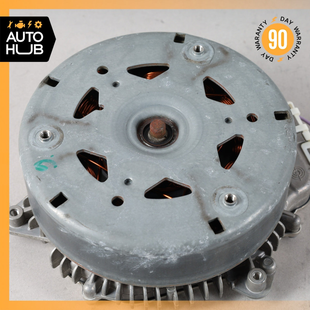 Mercedes W205 C350e Engine Radiator Cooling Fan Motor 0999061200 OEM 82k - photo 10