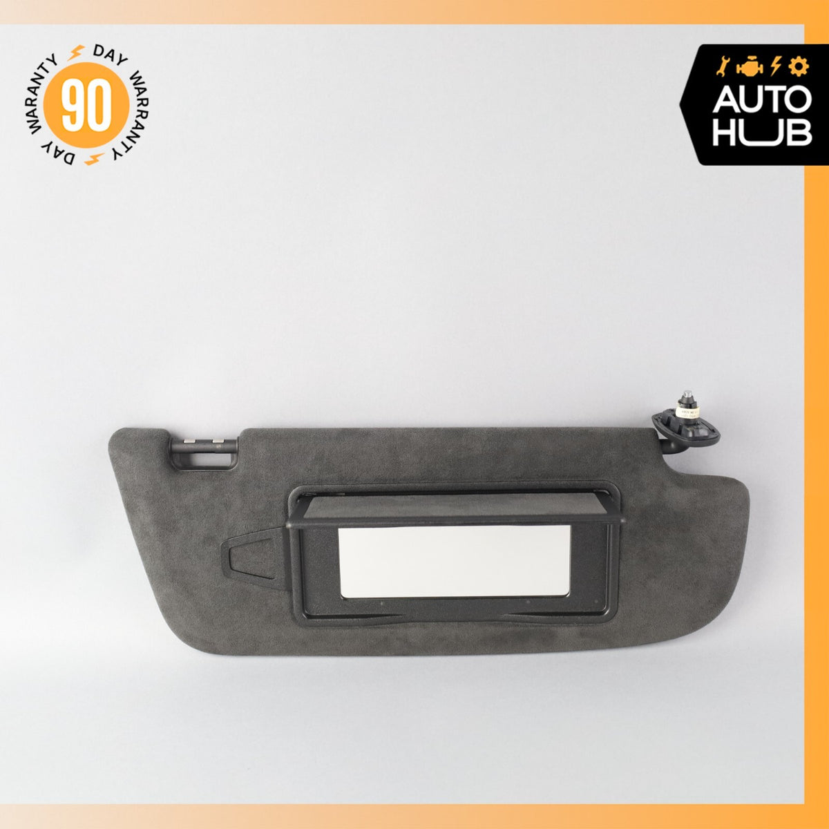 Mercedes W216 CL600 S63 AMG Right Side Sun Visor Shade Sunvisor Black Suede OEM - photo 4
