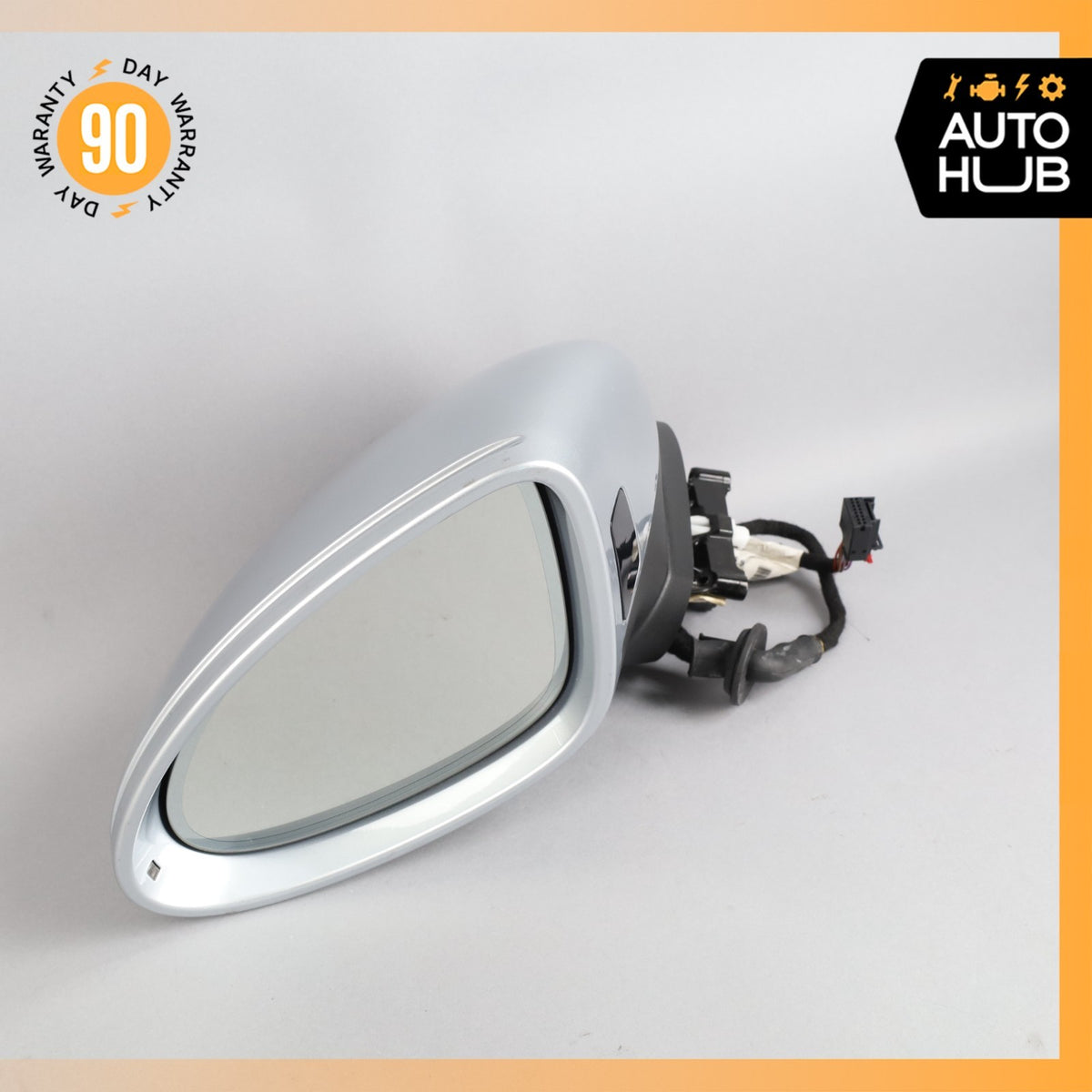 15-18 Porsche Cayenne 958 Left Side Rear View Door Mirror w/ Blind Spot OEM 31k - photo 4