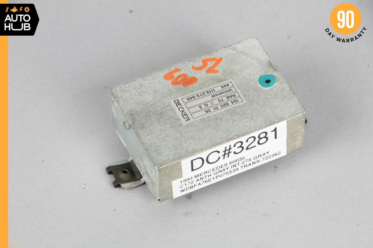 90-99 Mercedes R129 600SL S320 Becker Communication Control Module 1248205126 - photo 2