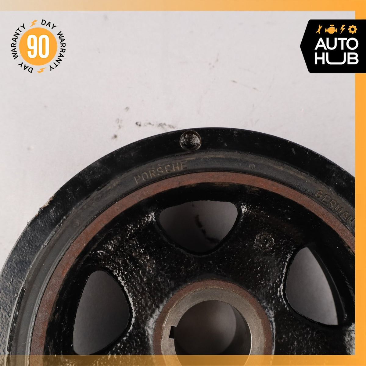 Porsche Cayenne 955 Turbo Engine Motor Crankshaft Pulley Harmonic Balancer OEM - photo 9