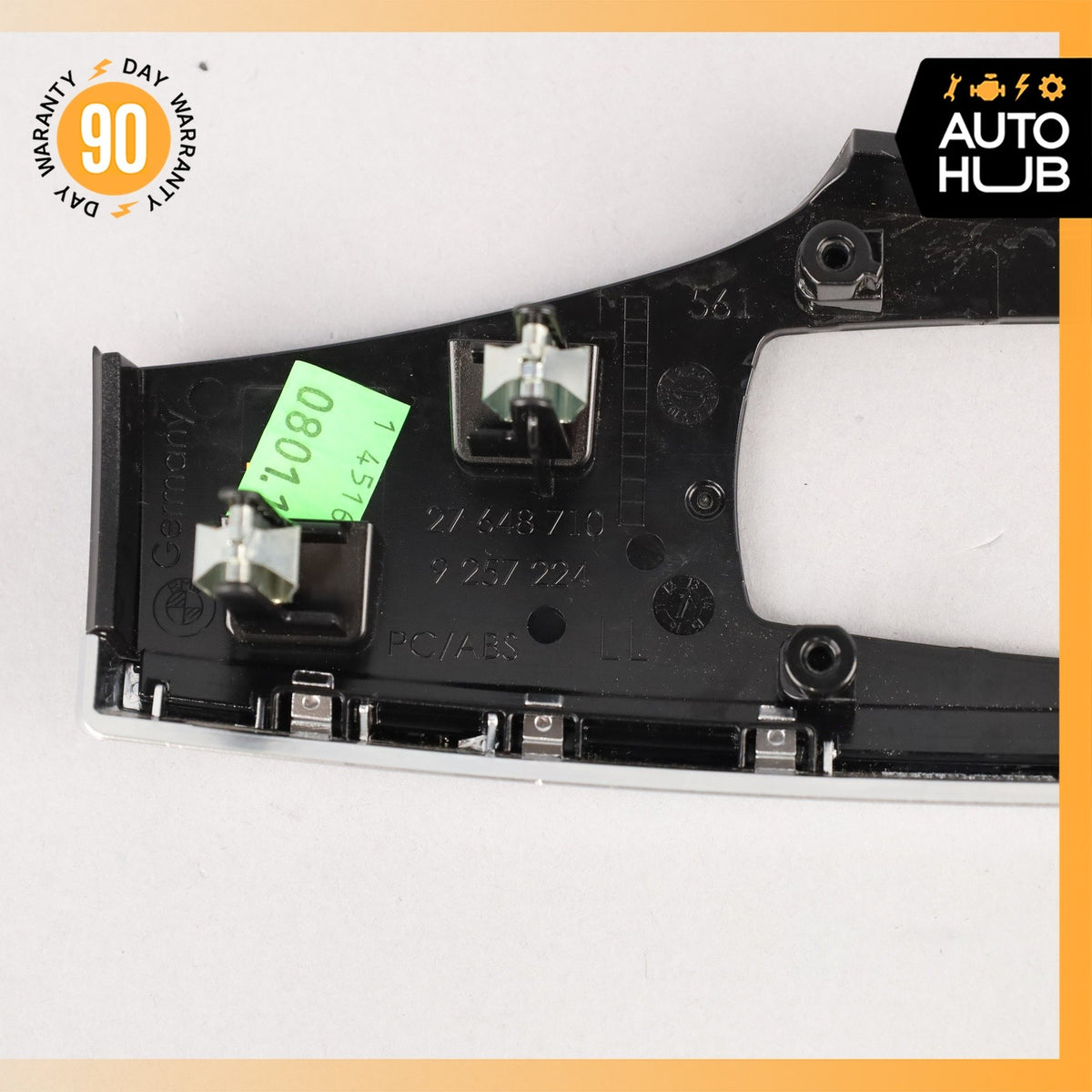 11-18 BMW F25 X3 X4 Left Dashboard Headlight Switch Trim Bezel Wood OEM - photo 15