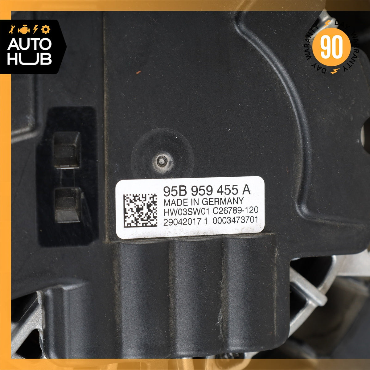 15-25 Porsche Macan 95B S GTS Turbo Radiator Cooling Fan Motor w/ Blade OEM 44k - photo 17
