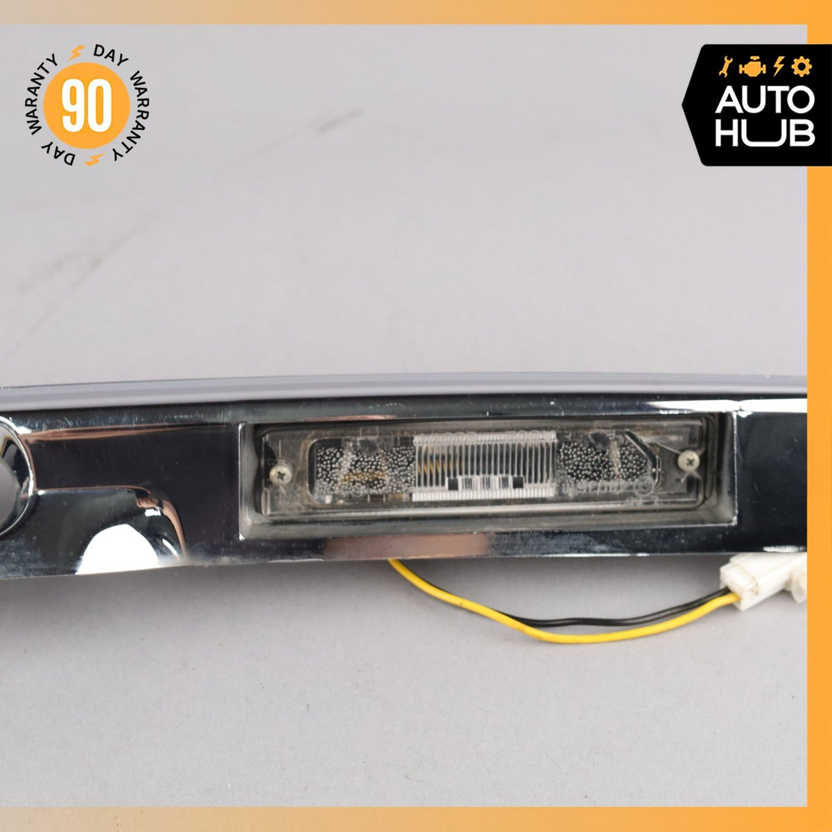 02-07 Maserati M138 4200 Coupe Rear Trunk Lid Moulding Plate w/Lights OEM - photo 14