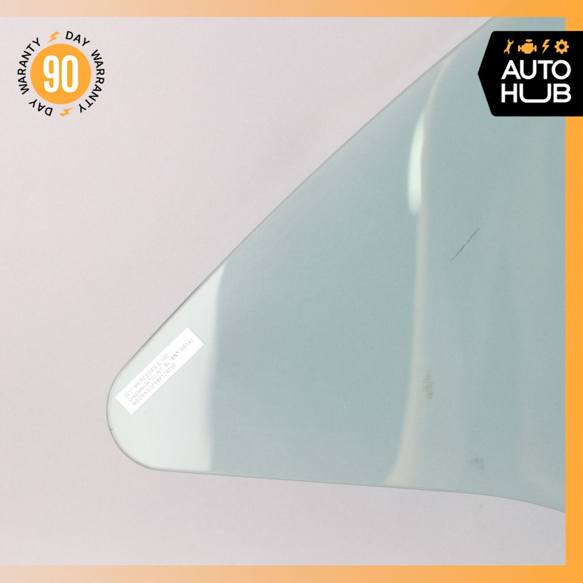 11-17 Mercedes W207 E350 Convertible Rear Left Quarter Window Glass OEM - photo 13