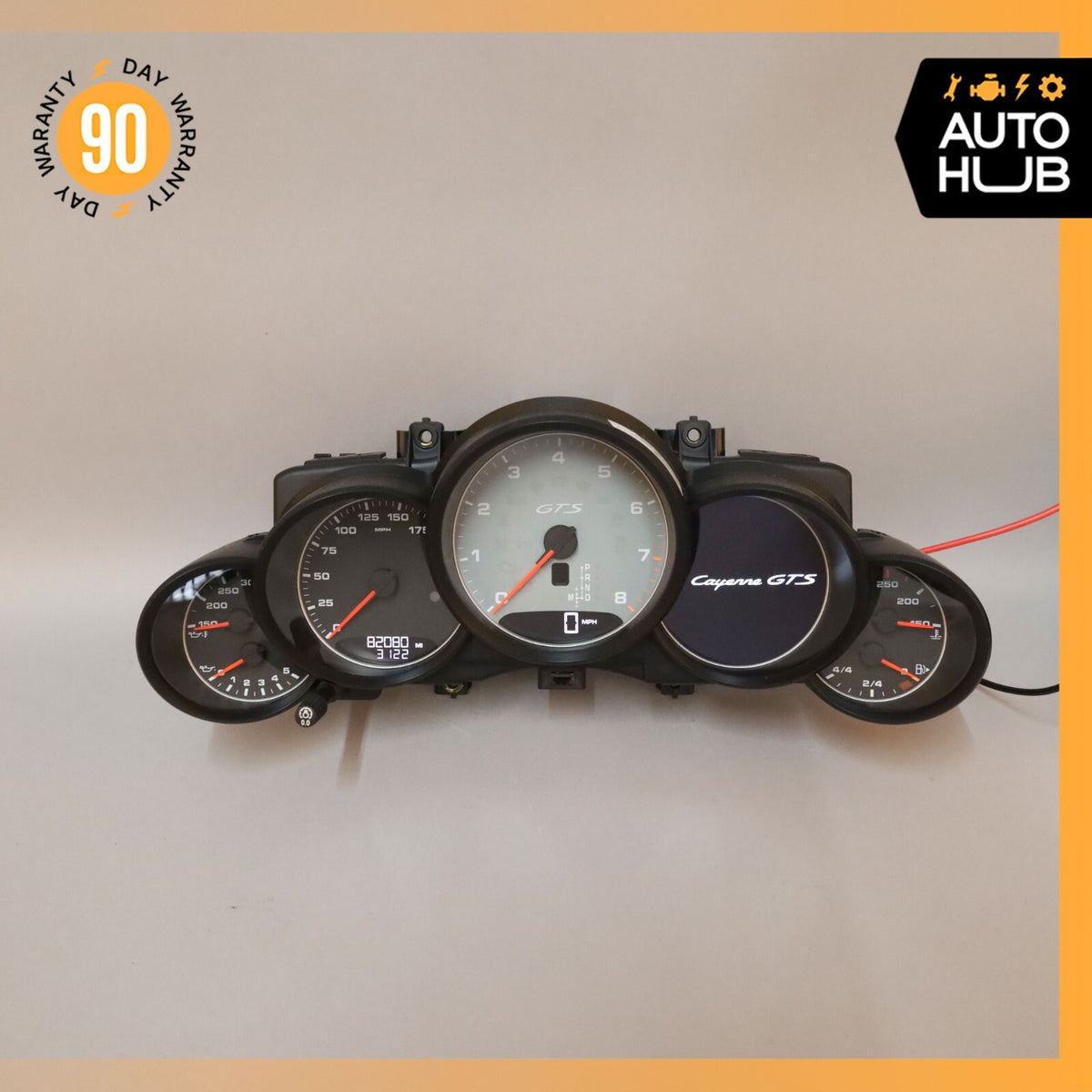 2013 Porsche Cayenne 958 GTS 4.8L Instrument Speedometer Cluster OEM 82k - photo 2
