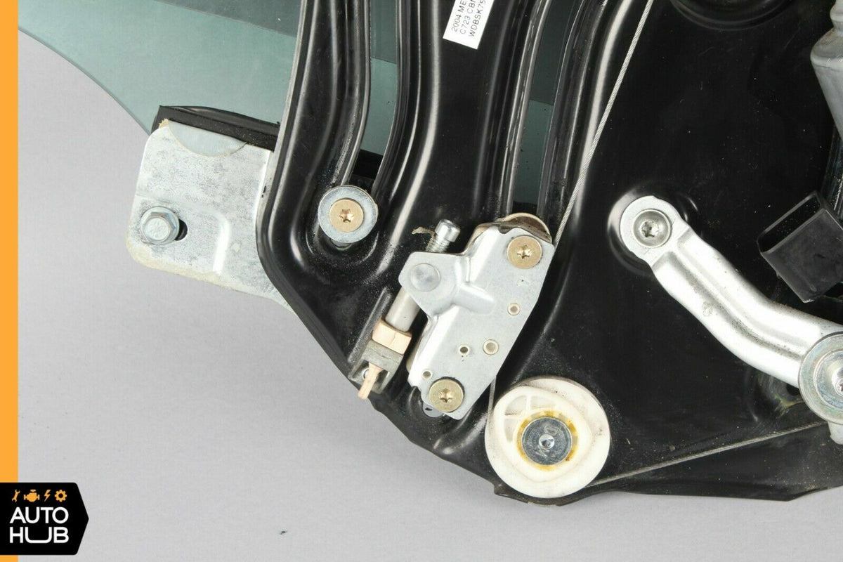 03-12 Mercedes R230 SL500 SL550 Rear Left Window Quarter Glass Regulator OEM - photo 11