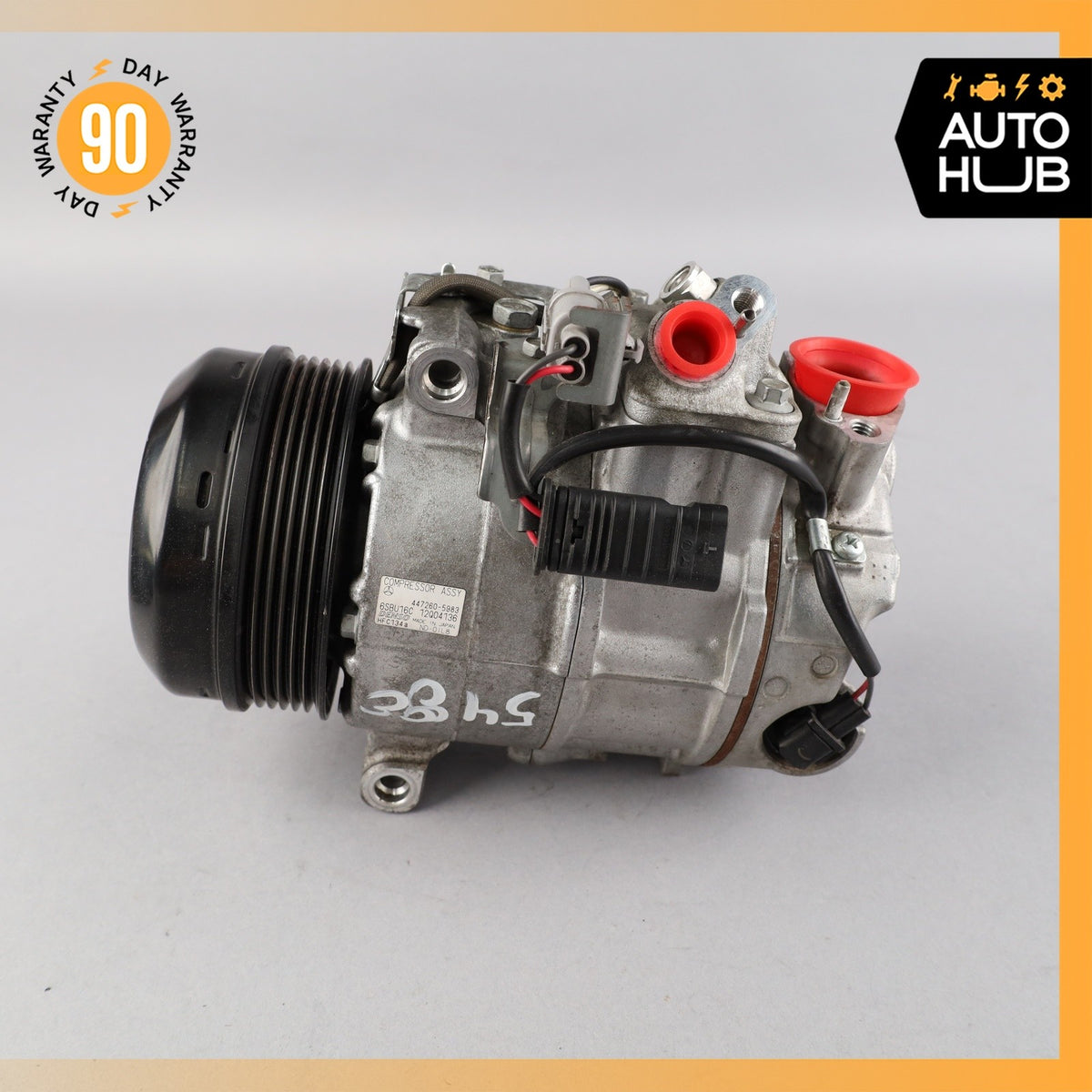 Mercedes W204 C250 SLK250 A/C AC Air Conditioner Compressor 0032308511 OEM 78k - photo 3