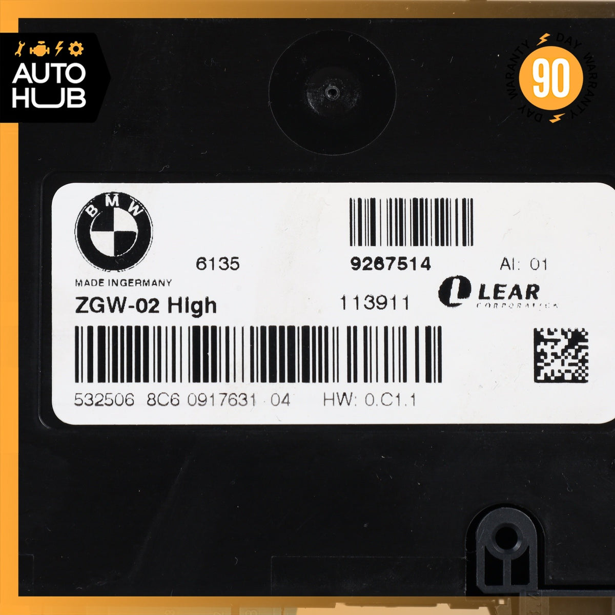 09-19 BMW F10 550i 650i M6 Central Gateway Control Module OEM - photo 6
