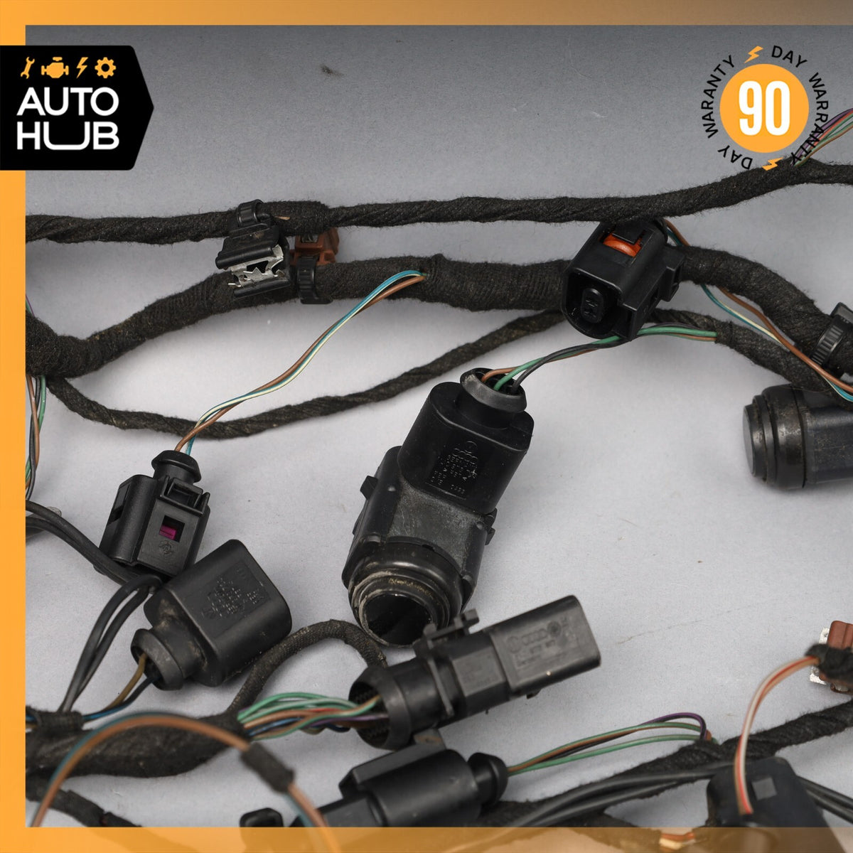Bentley Continental GT GTC Rear Bumper Parking Sensor Wire Harness PDC OEM 31k - photo 4