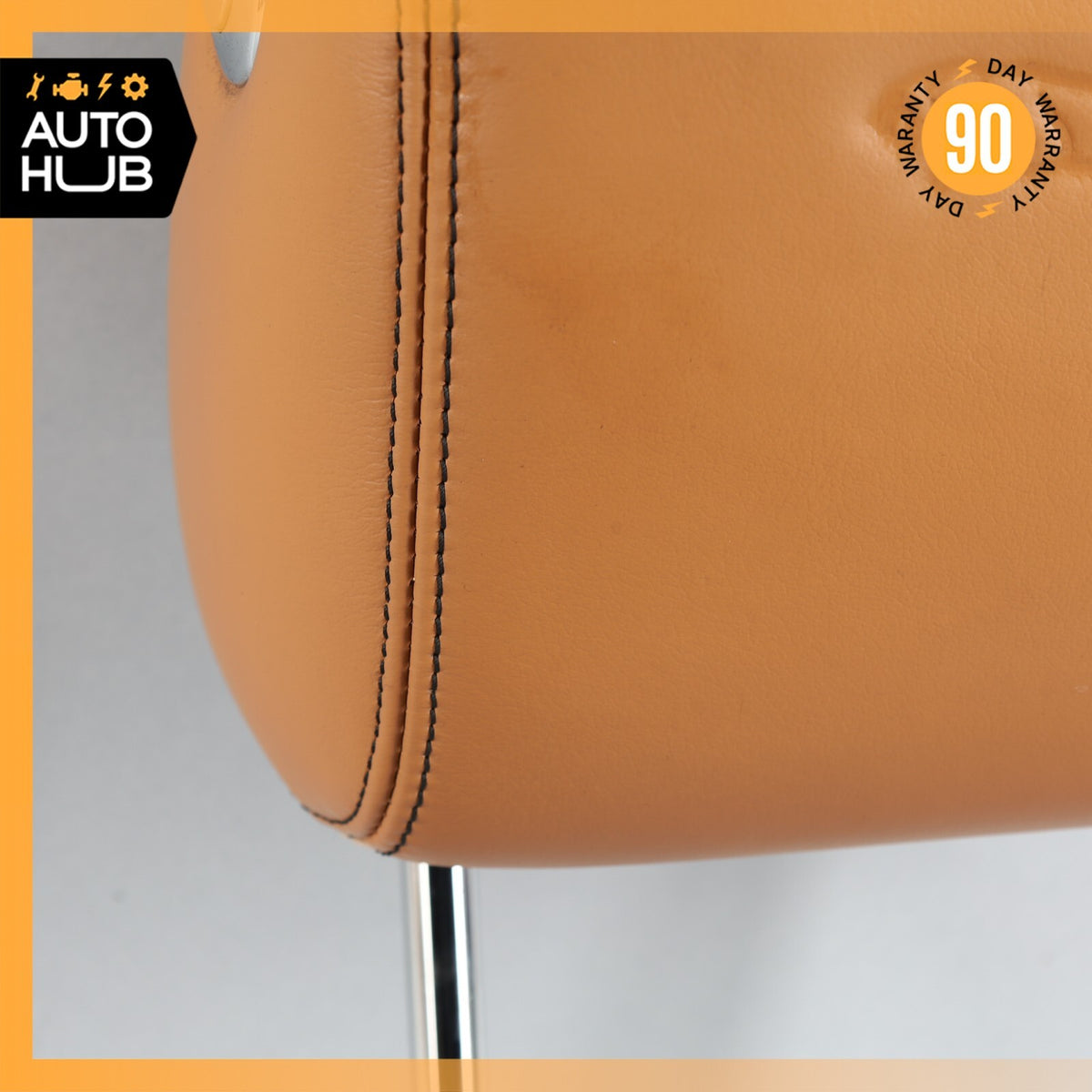 2016 Jaguar X351 XJ Front Left Driver Side Seat Headrest Head Rest Tan OEM 37k - photo 5