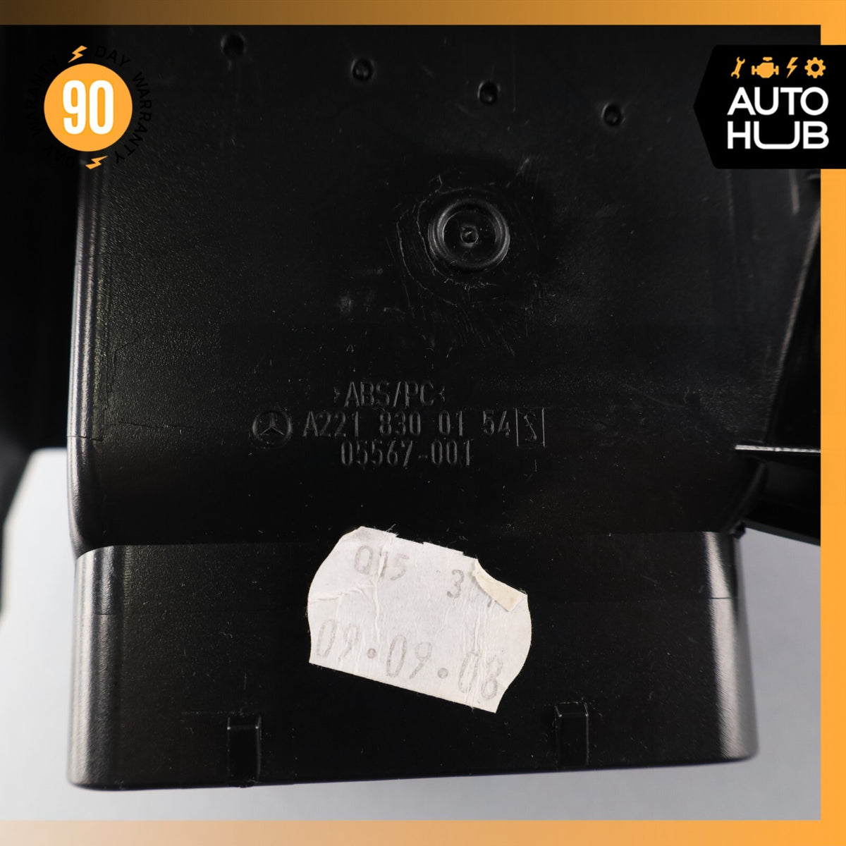 07-14 Mercedes W216 CL63 AMG S550 Left Side Dashboard AC A/C Air Vent Black OEM - photo 7