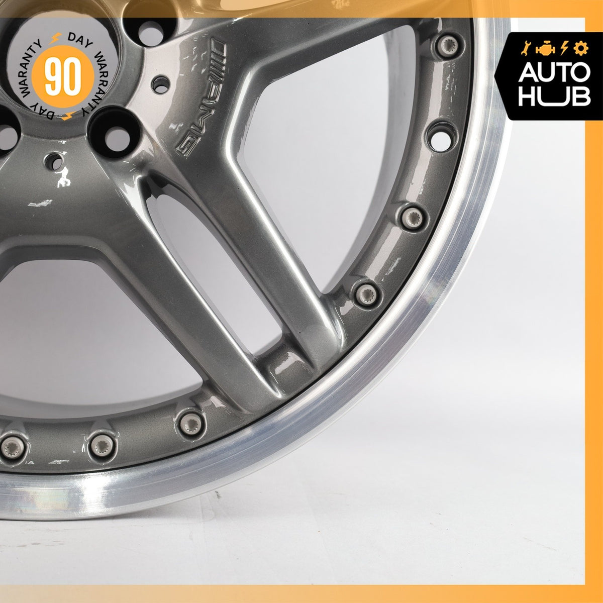 Mercedes W215 CL55 S55 AMG S600 9.5 x 19 19" Rear Wheel Rim OEM - photo 6