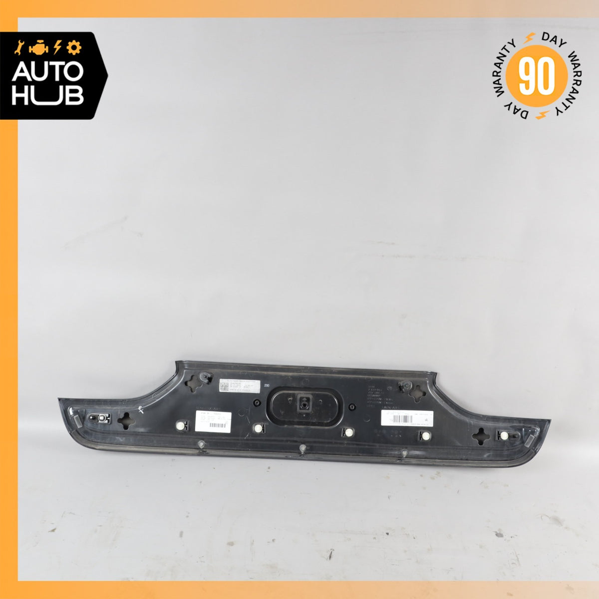 BMW G12 740Li Trunk Boot Lid License Plate Shell Panel Gray 7424734 OEM - photo 8