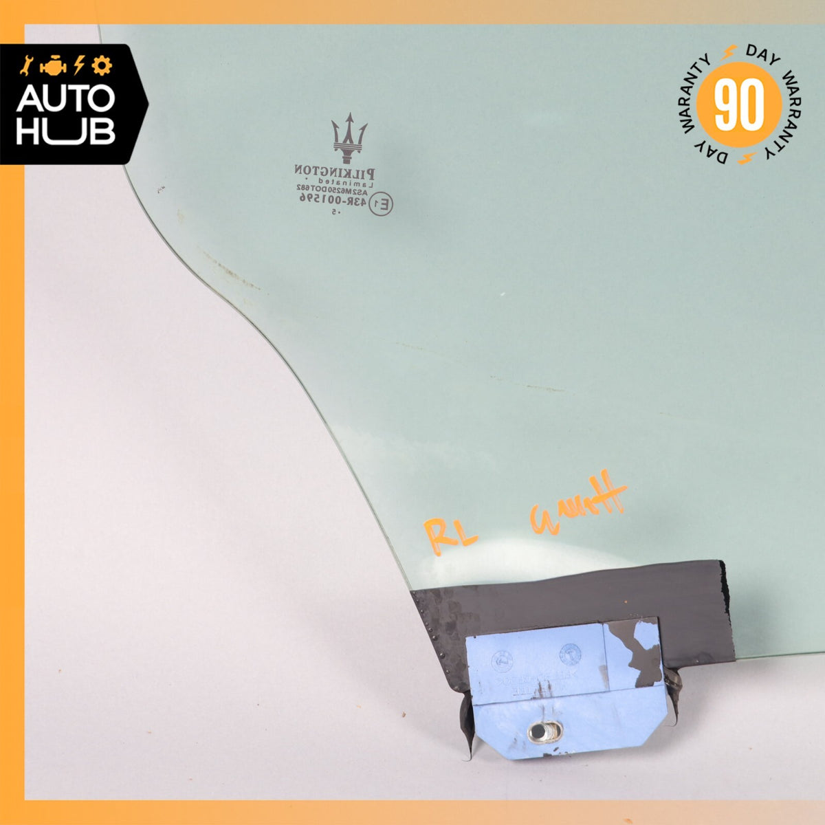 03-13 Maserati Quattroporte M139 Rear Left Side Door Window Glass OEM - photo 12