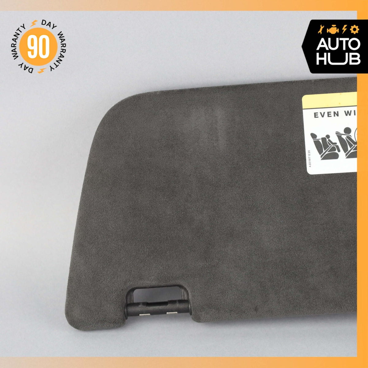 Mercedes W216 CL550 S600 Right Passenger Side Shade Sunvisor Suede OEM - photo 4