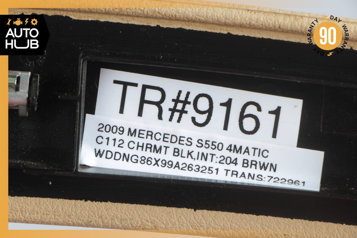 07-09 Mercedes W221 S550 S350 Dashboard Center Console CD Player Cover OEM - photo 9