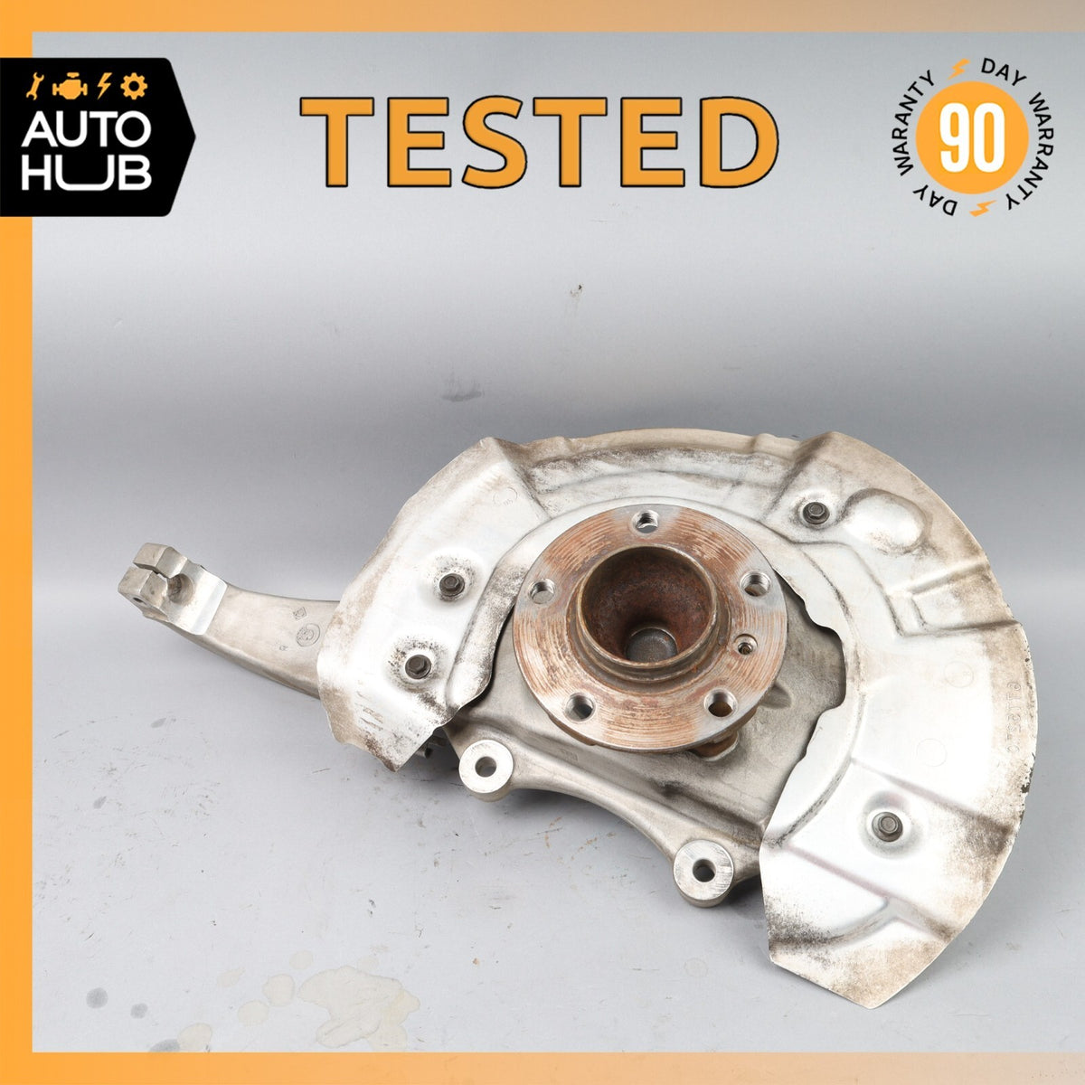 2011 BMW F04 750i Hybrid Front Right Side Wheel Carrier Spindle Knuckle Hub OEM - photo 1