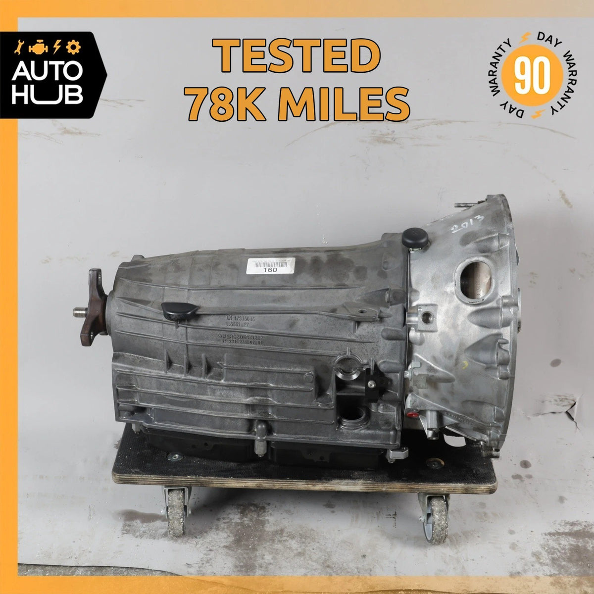 12-13 Mercedes W212 E350 722.9 RWD 7G Automatic Transmission Assembly 722906 OEM - photo 1
