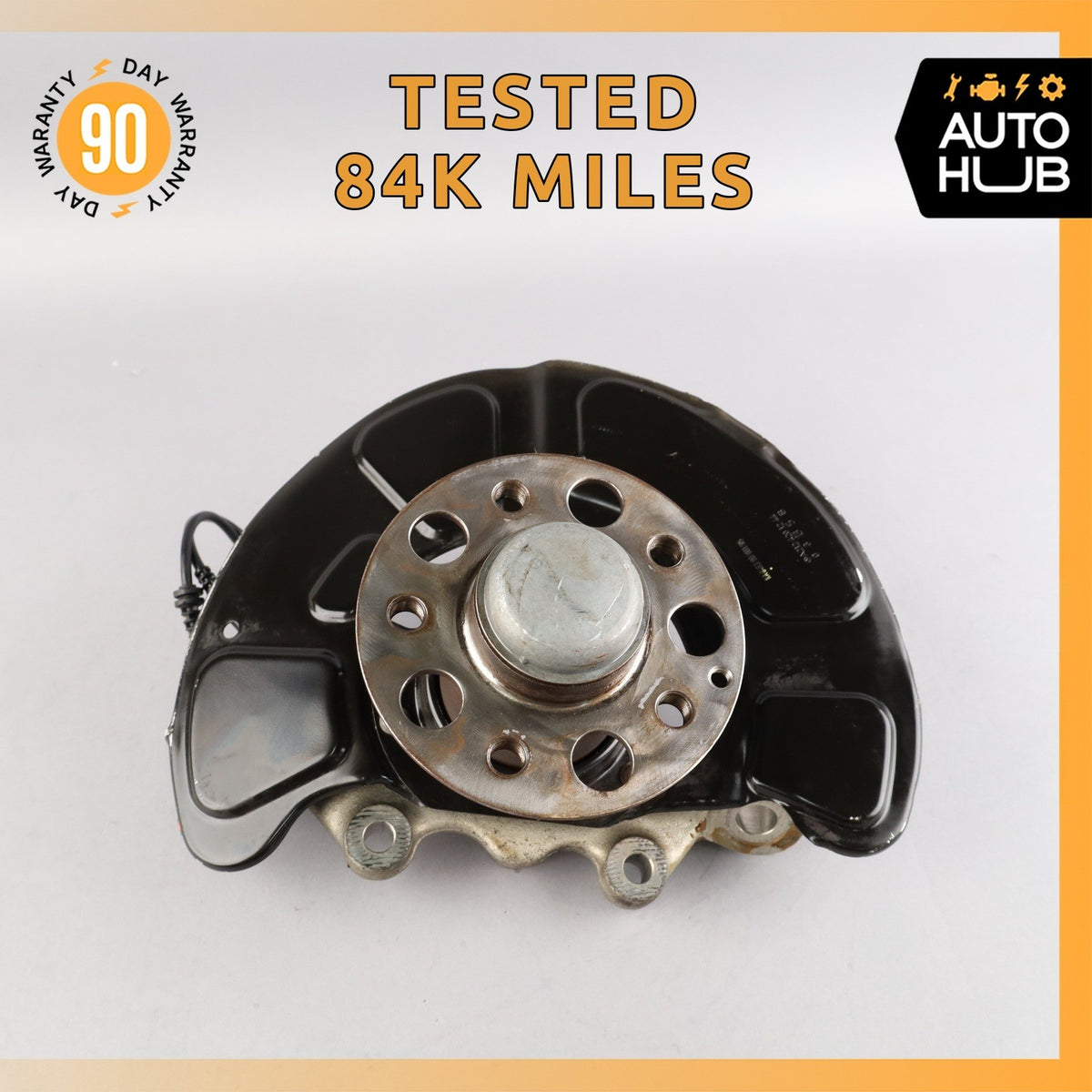 Mercedes W212 E350 E250 Front Right Spindle Knuckle Hub 2123320800 OEM 84k - photo 1