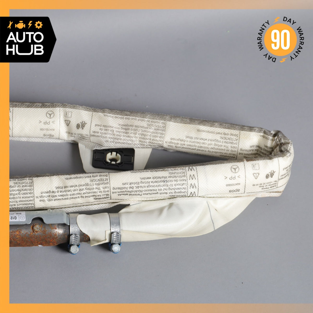 08-14 Mercedes W204 C300 C350 Roof Curtain Air Bag Right Passenger Side OEM - photo 2