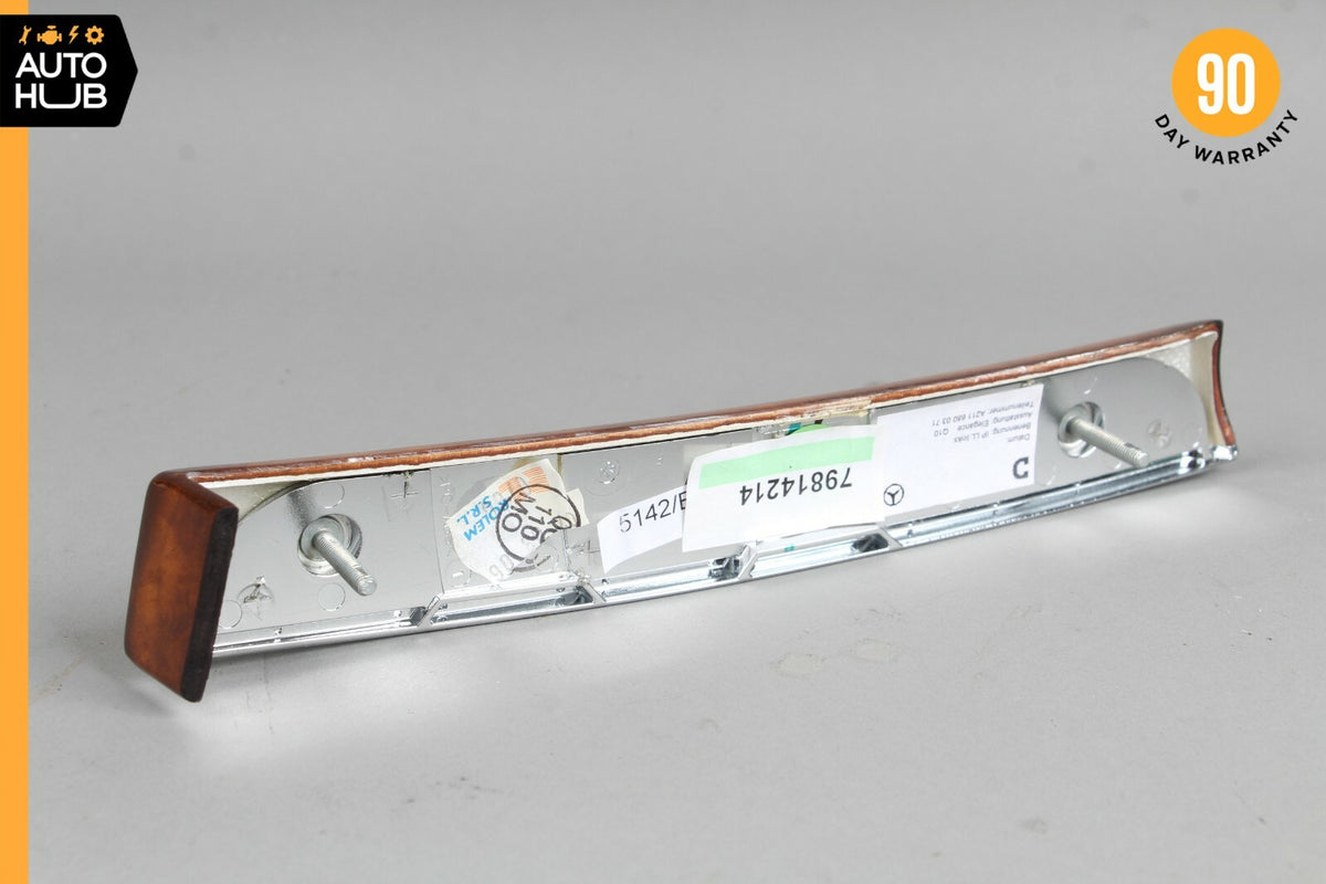 03-06 Mercedes W211 E350 E500 Dashboard Dash Left Trim Panel Wood 2116800371 OEM - photo 7