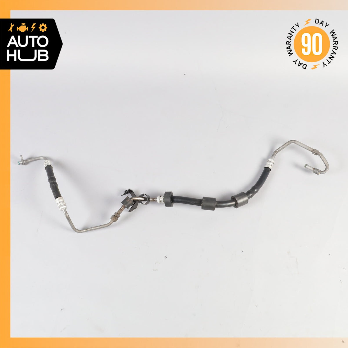 Porsche Cayenne 958 Hybrid S Power Steering Hose Pipe Line Set OEM - photo 1