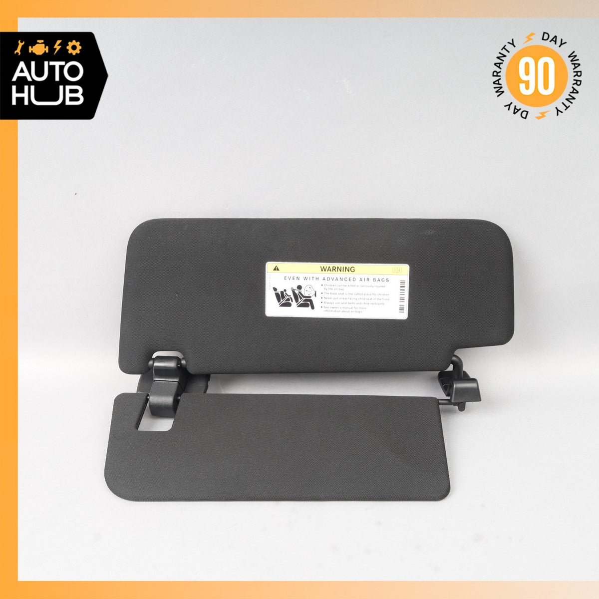 Mercedes W222 S550 S600 Right Side Sun Visor Shade Sunvisor Black OEM - photo 2