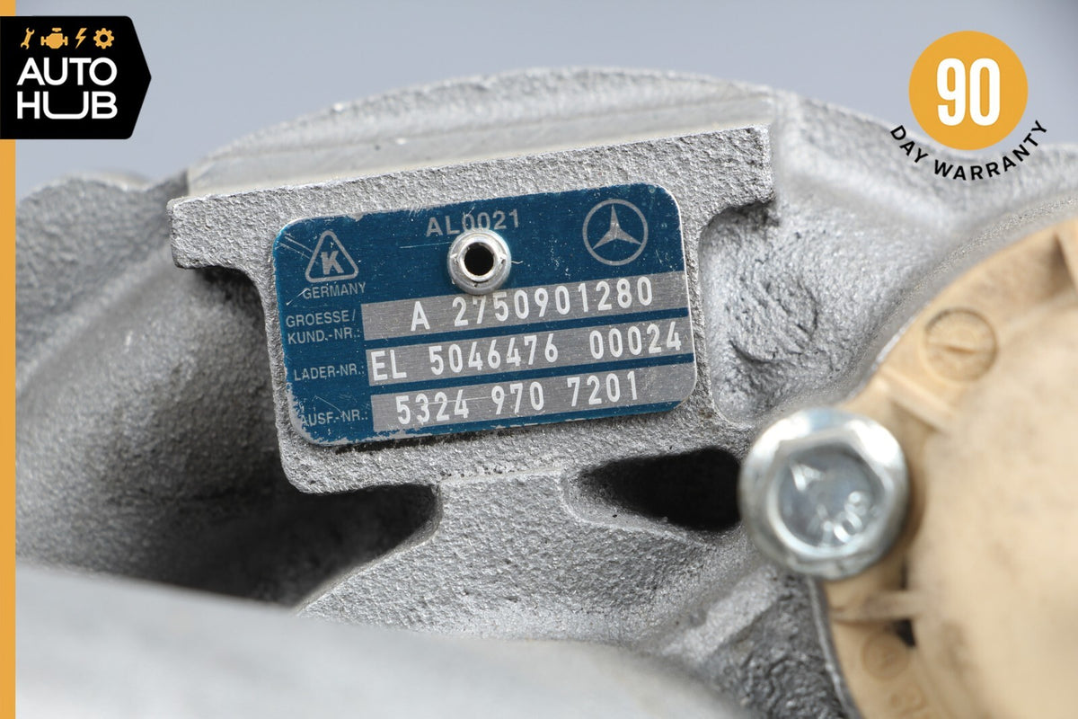 03-06 Mercedes R230 SL600 S600 Turbocharger Turbo Charger Manifold Left Side OEM - photo 9