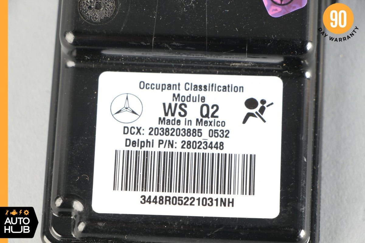 05-07 Mercedes W203 C230 C320 Occupancy Seat SRS Control Module 2038203885 ОЕМ - photo 3