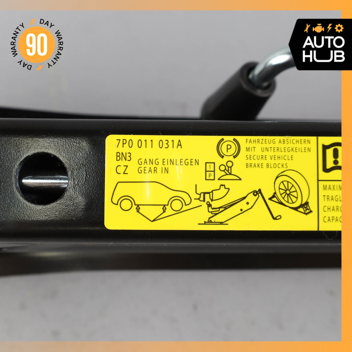 2018 Porsche Cayenne E-Hybrid 958 Emergency Spare Tire Jack Tool Kit OEM 64k - photo 11