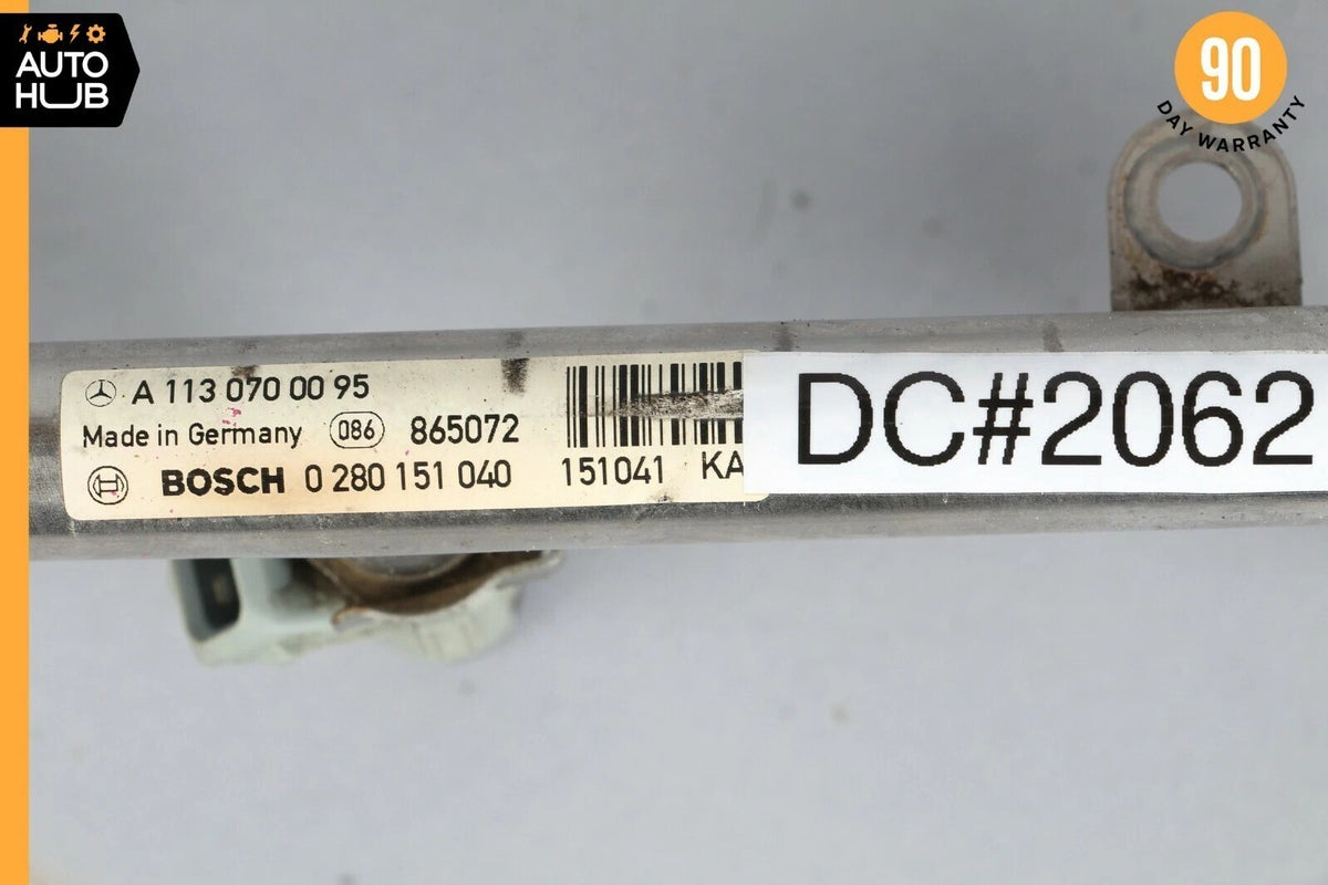 00-06 Mercedes R230 SL500 CLK430 E500 Fuel Injector Rail W/ Injectors OEM - photo 12