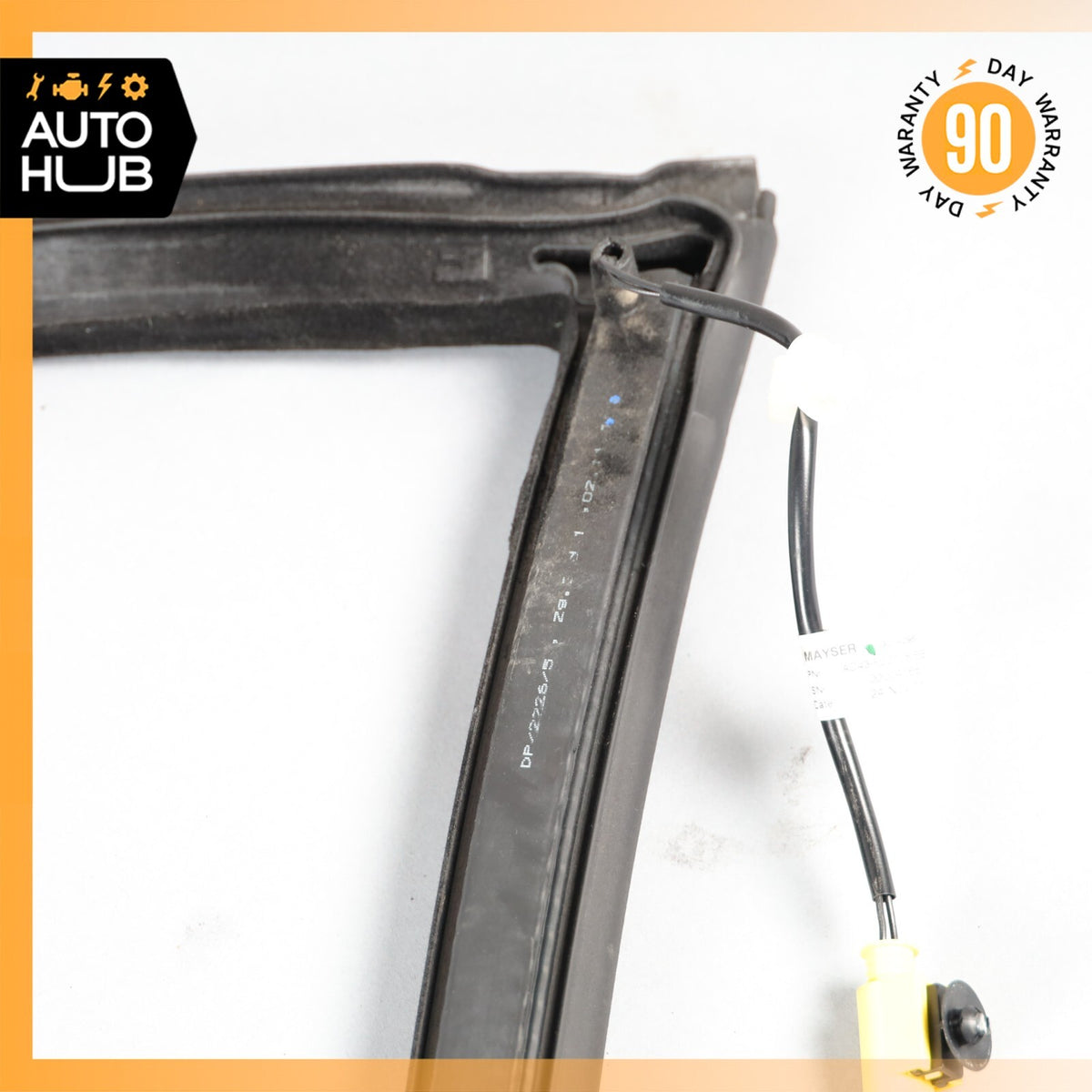 2012 Aston Martin Rapide Front Right Side Door Upper Seal Rubber OEM 11k - photo 5