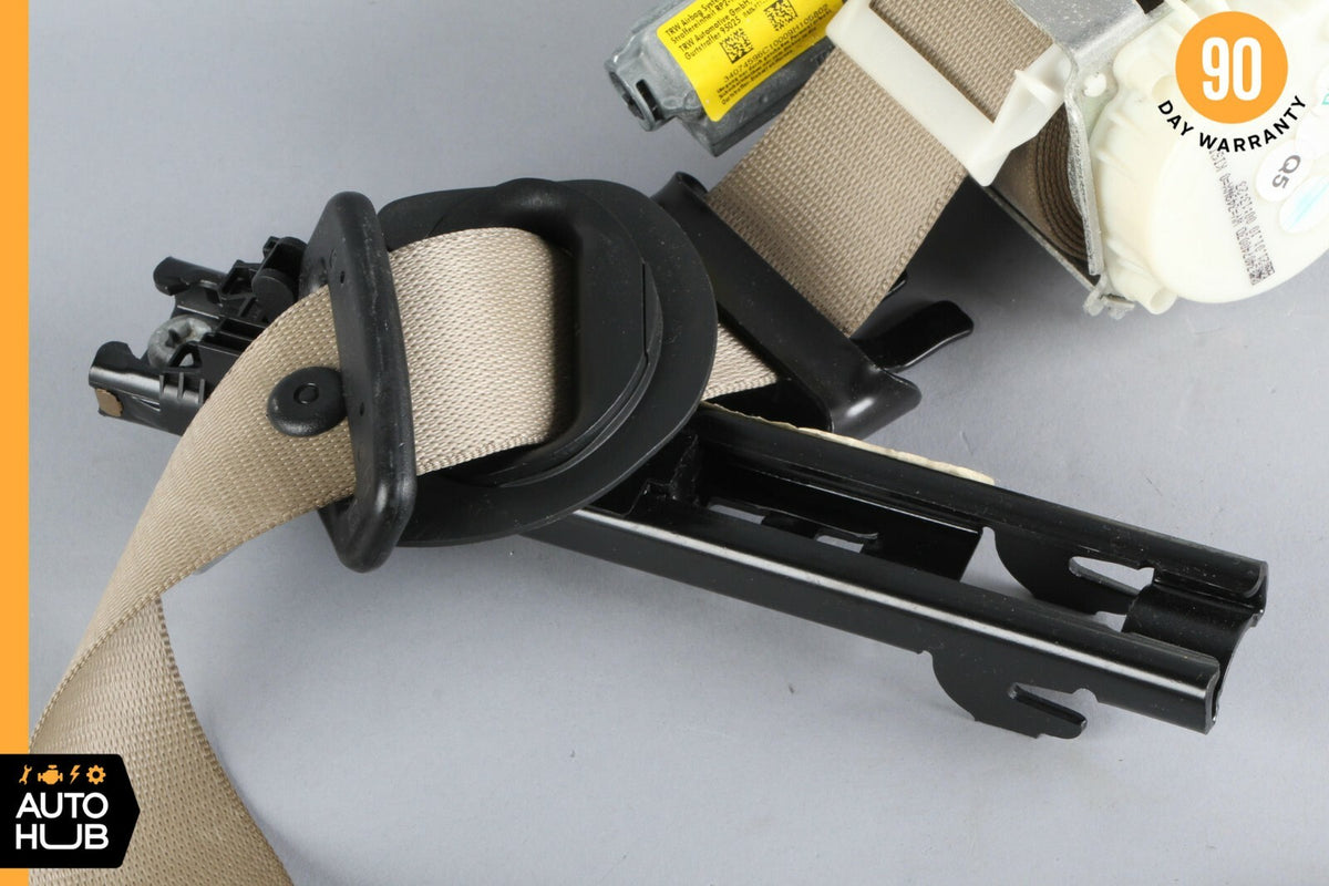 08-15 Mercedes W204 C250 C300 C350 Front Right Passenger Seat Belt Beige OEM - photo 7