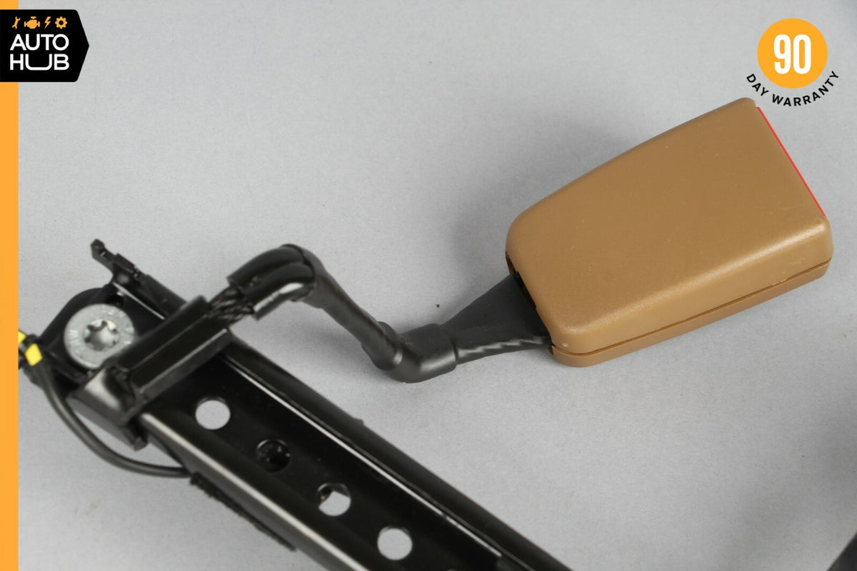 07-09 Mercedes W221 S550 S450 S600 Rear Right Side Seat Belt Buckle Brown OEM - photo 8