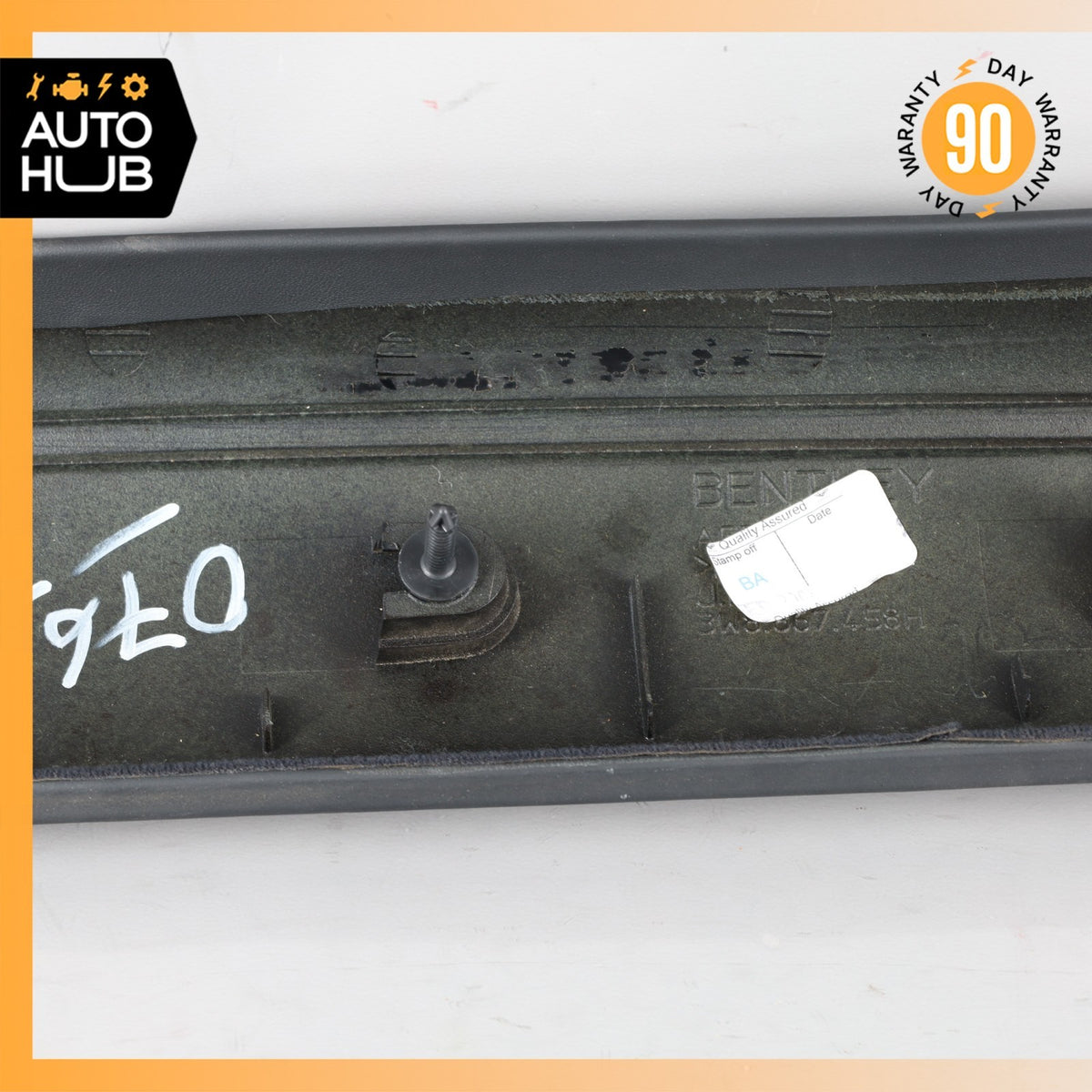 03-10 Bentley Continental GT Front Right Side Interior Trim Panel A Pillar OEM - photo 8