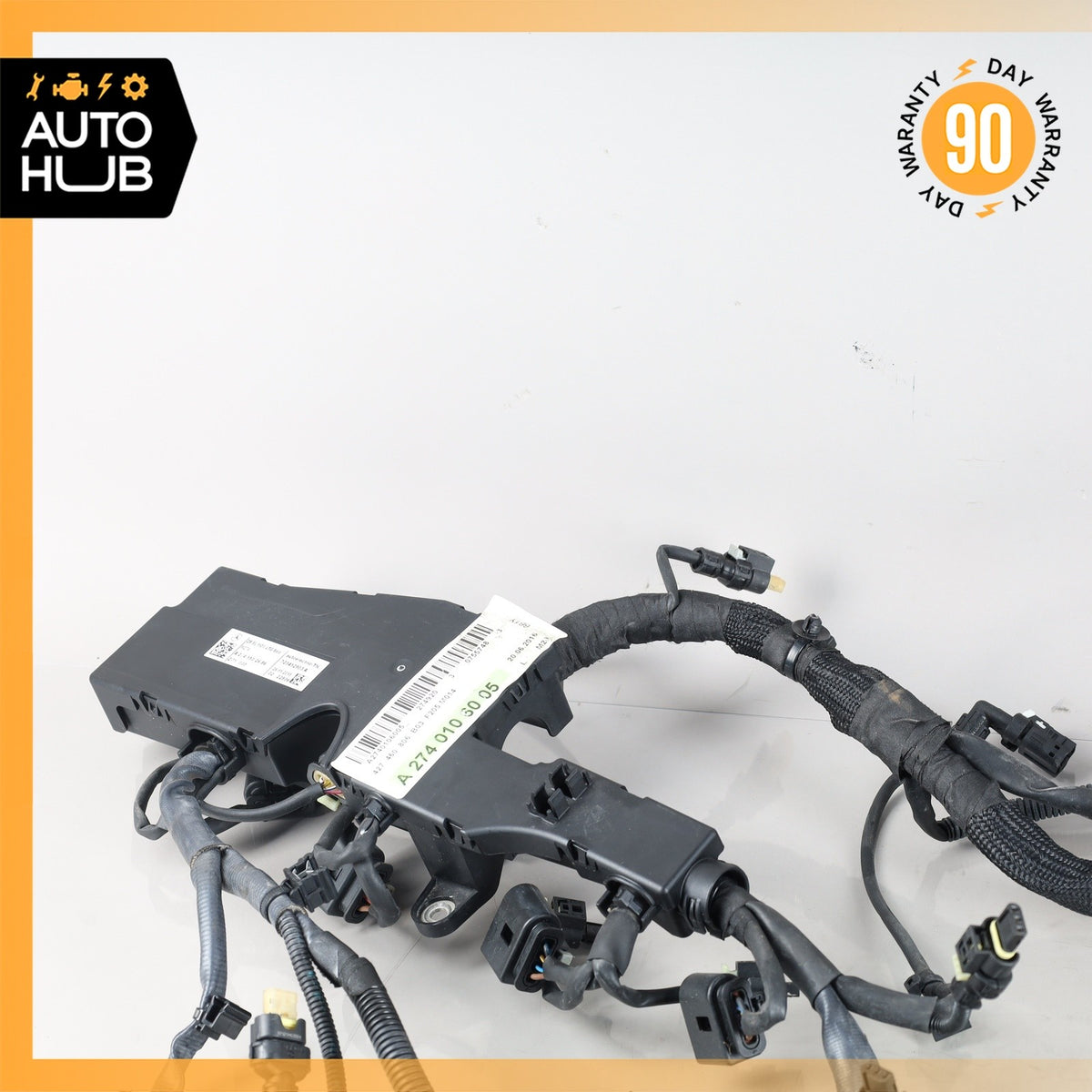 17-19 Mercedes W205 C300 E300 2.0L M274 Engine Motor Wire Wiring Harness OEM 70k - photo 5