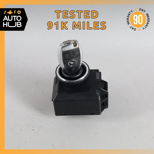 14-20 Mercedes W207 E350 E550 E400 E63 AMG Ignition Switch Module w/ Key OEM - photo 1