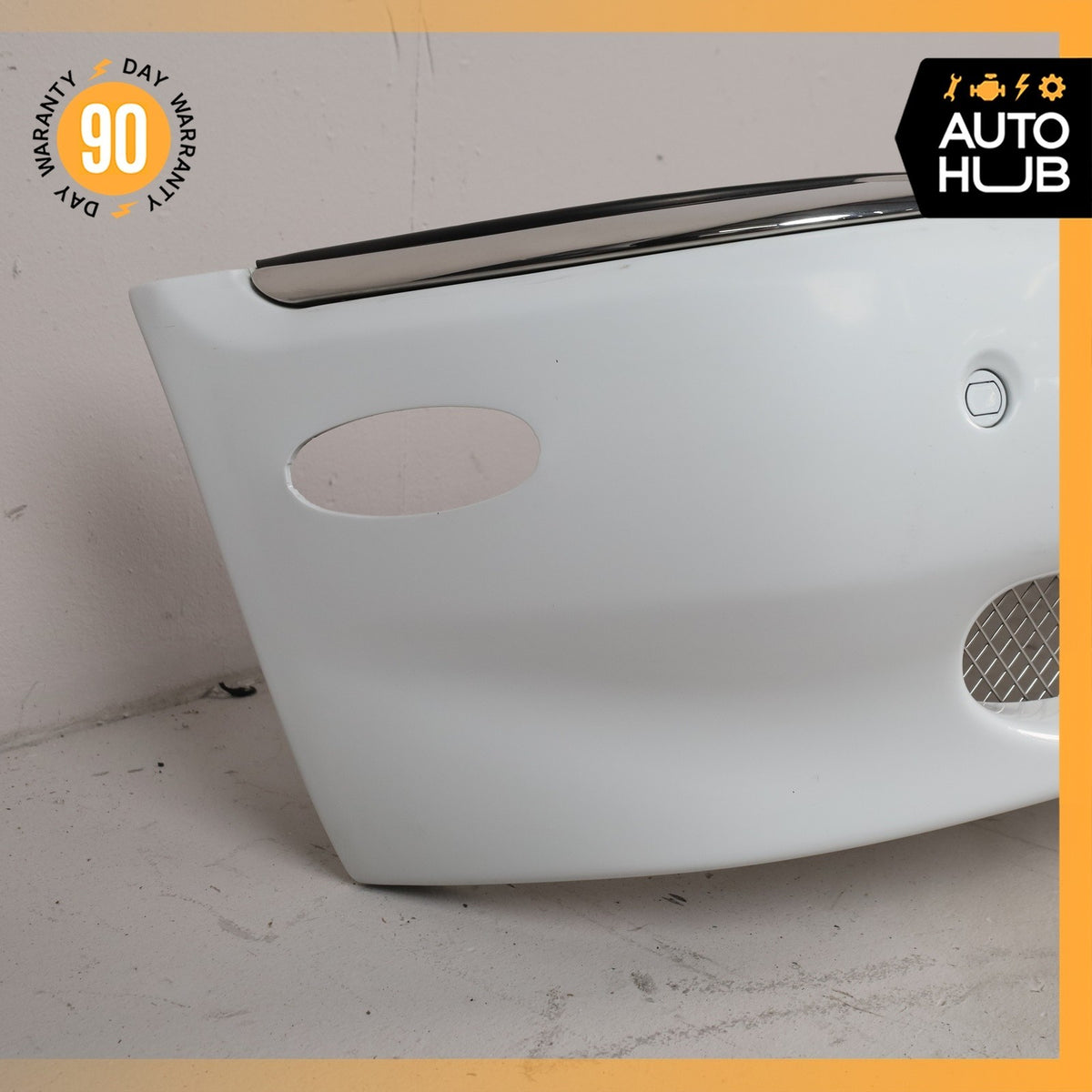 00-02 Bentley Arnage Front Bumper Cover Assembly White OEM 30k - photo 3