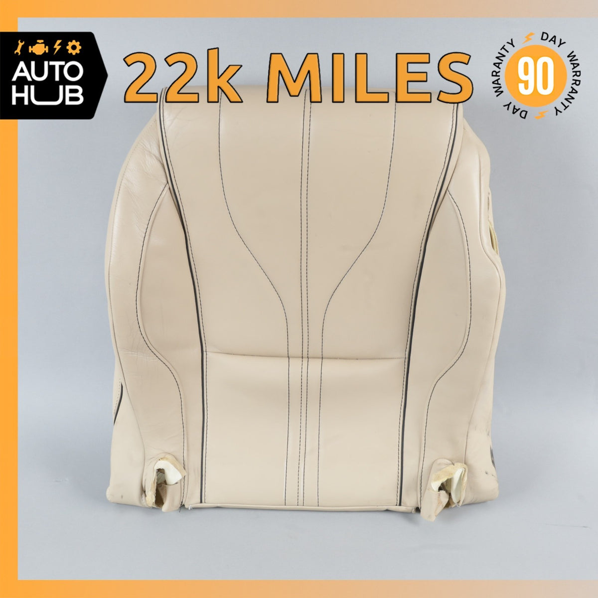 13-15 Aston Martin DB9 Front Left Side Bottom Lower Seat Cushion Beige OEM 22k - photo 1