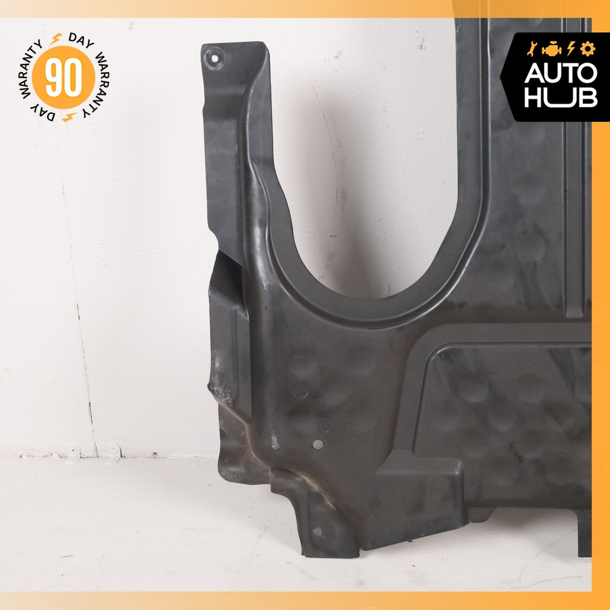 19-23 Mercedes W205 C63 AMG Under Engine Rear Lower Splash Shield Guard OEM 43k - photo 9